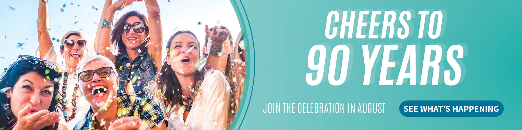 Cheers to 90 years of MTFCU Celebrate 90 years of MTFCU. Join the celebration in August