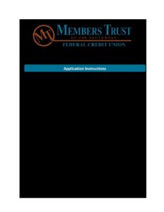 Members Trust Scholarship 2020